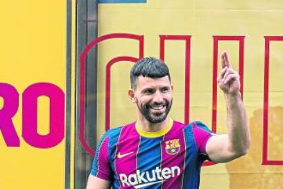 Agüero quiere marcharse del Barça: Según el programa La Portería de Betevé, el delantero argentino Sergio Agüero quiere abandonar el Barça este mismo verano muy enfadado con el club porque llegó al Camp Nou con la promesa de que jugaría con Messi.