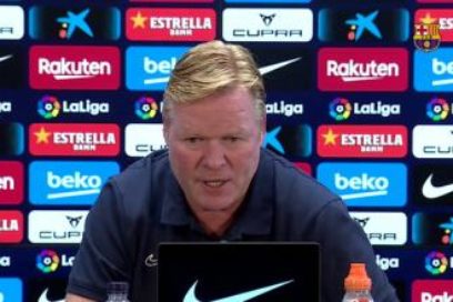 Koeman reconoce que el Barça es inferior a otros equipos.
