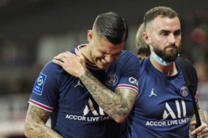 Icardi estará entre tres y cuatro semanas de baja.