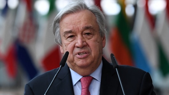 Antonio Guterres, secretario general de las Naciones Unidas. FOTO: REUTERS