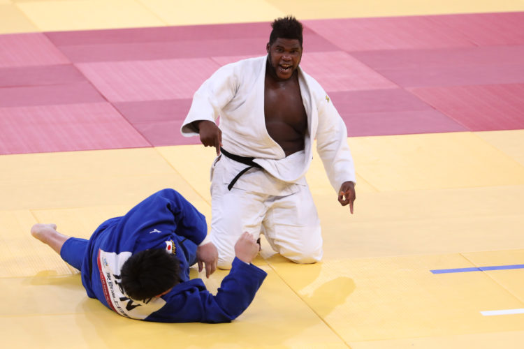 El judoca Yordani Fernández (+100 kg) terminó quinto este domingo. Foto: Mónica Ramírez.