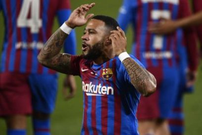 Memphis Depay tras el choque ante el Bilbao: «Pude haber marcado dos goles, al final lo hice con la izquierda. Estoy muy satisfecho por haber marcado por haber marcado mi primer gol, pero decepcionado por no haber marcado la segunda opción que tuve».