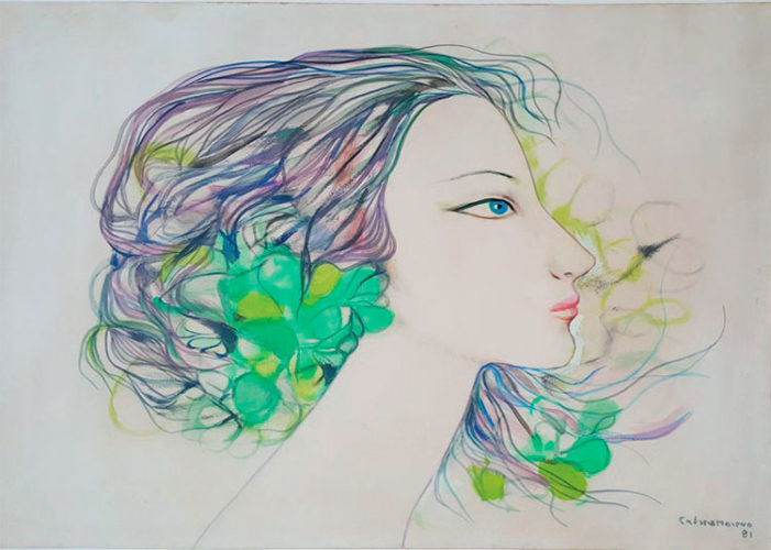 Enma, tempera, Servando Cabrera Moreno, 1981.