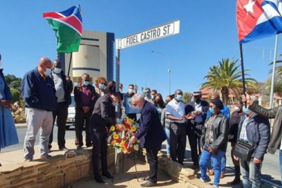 Rinden homenaje a Fidel Castro en Namibia
