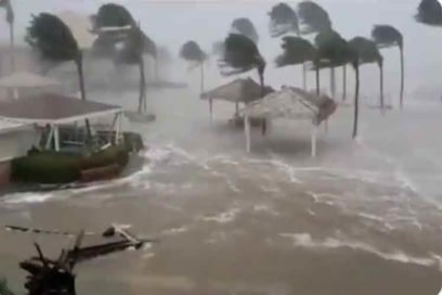 Huracán Grace entró a México en la madrugada con fuertes lluvias