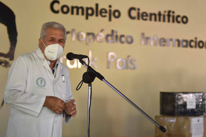 Entrega República de Lao donativo al Complejo Científico Ortopédico Internacional Frank País (+Fotos)
