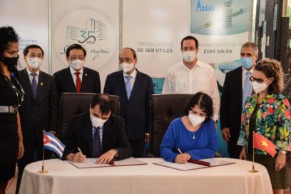 Cuba y Vietnam suscriben acuerdo para el suministro y distribución de la vacuna Abdala (+Fotos)