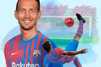 Luuk de Jong: «Para mí es muy importante jugar en este club, el más grande del mundo. Espero hacerlo muy bien con el equipo y los fans. Espero poder enseñar mis cualidades en el Barça. No será fácil pero espero ser importante para el equipo».