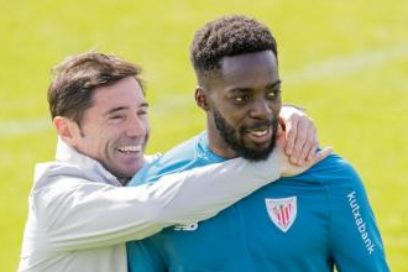 Marcelino sobre Iñaki Williams: “Es un futbolista que sufrió mucho en el final de la pasada temporada. El descanso le vino bien para volver con la cabeza limpia. Un futbolista que está demasiado en el foco y meter goles aumentará su autoestima».