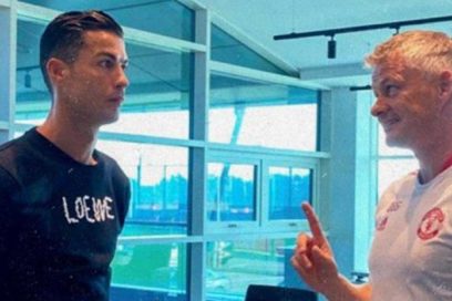 Cristiano Ronaldo ya entrena con el Manchester United.