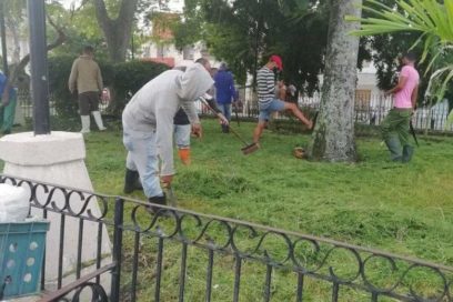 Comunales puntualiza higienización de áreas verdes y otros sitios