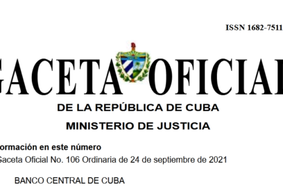 Aprueban reglamento para el Servicio de Caja Extra en Cuba