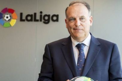 Tebas, presidente de LaLiga, afirma que el Madrid puede fichar a Haaland y Mbappé: “Han vendido por 200 millones de euros en jugadores. Tienen en caja dinero para fichar a Mbappé y Haaland juntos. No ha perdido dinero. Encima, ha vendido activos».