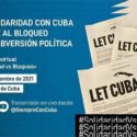 Evento virtual suma voces solidarias contra bloqueo a Cuba
