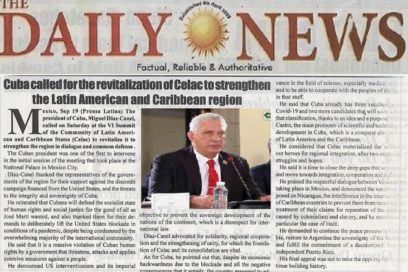 Relevantes noticias sobre Cuba acaparan atención de diario gambiano Daily News