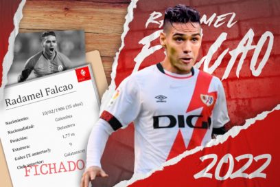 Oficial: Radamel Falcao es nuevo jugador del Rayo Vallecano.