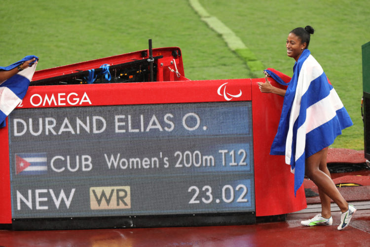 Omara impuso récord mundial y para los Juegos Paralímpicos en 200 metros. Foto: Mónica RT