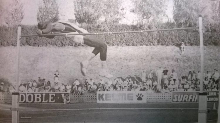 Récord Mundial de Javier Sotomayor el 8 de septiembre de 1988. Foto: Archivo