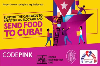 Convocan campaña solidaria con Cuba en Estados Unidos
