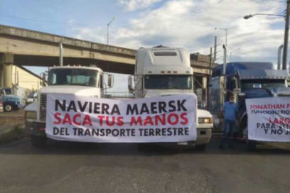 Huelga del transporte terrestre de contenedores en Panamá