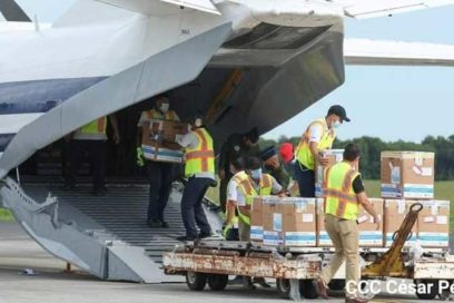 Llegan vacunas cubanas anti-COVID-19 a Nicaragua