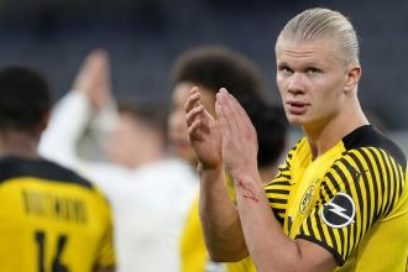 Haaland estará varias semanas fuera por lesión en la cadera.