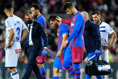 El Kun Agüero sufrió una arritmia en el partido de ayer.