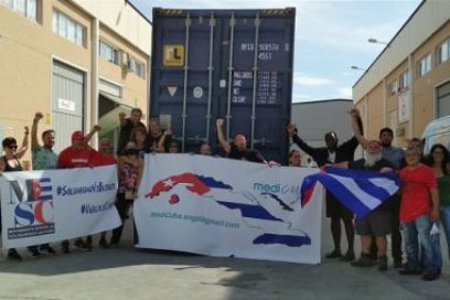 Parte hacia Cuba donación coordinada por MediCuba-España, rompiendo bloqueo (+Fotos)