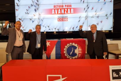 Fortalecen nexos entre sindicatos de Cuba y España