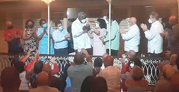 La AMPP en Matanzas reconoció el aporte de Estaban Lazo al desarrollo social de este territorio. Foto: Noryis