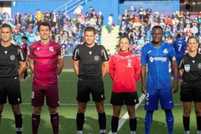 Por primera vez en Liga Española dos colegiadas impartirán justicia Getafe-Real Sociedad.