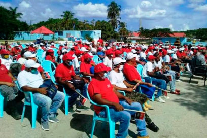 Celebran aniversario 34 del contingente Blas Roca