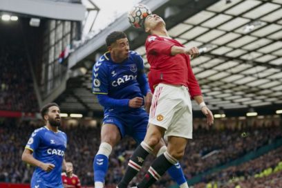 Manchester United saca un empate a uno con Everton y Cristiano fue suplente.