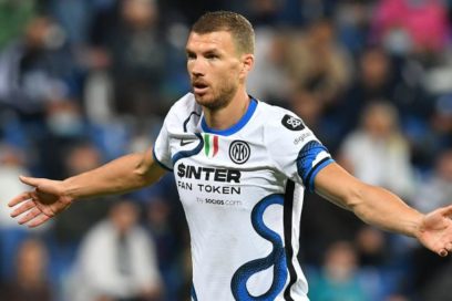 Dzeko despierta al Inter del Milán, segundo ahora en la Serie A de Italia.