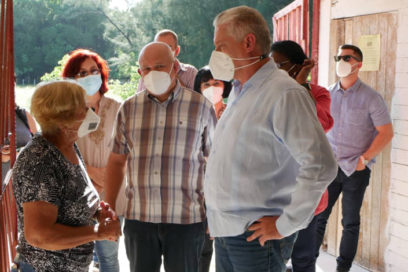 Visita Díaz-Canel centro agrícola Nazareno en Mayabeque (+Fotos)