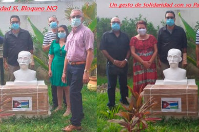 Más que un donativo a Cuba, un gesto solidario hacia su Patria