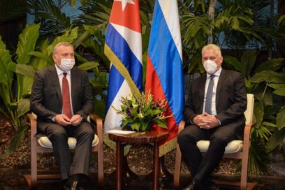 Recibió Díaz-Canel a Vicepresidente del Gobierno de la Federación de Rusia