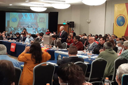 Unidad de la izquierda resuena en foro internacional del PT México