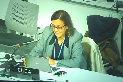 Interviene ministra del CITMA en diálogo sobre Finanzas Climáticas en la COP26