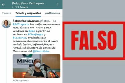 Desmiente ministra de Comercio de Interior información falsa que circula en las redes sociales