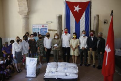 Recibe Cuba donativo suizo de leche para apoyar nutrición de poblaciones vulnerables