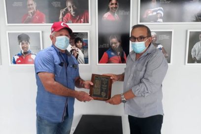 Armandito Aguiar, un famoso en el Salón del Deporte Cubano