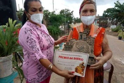 Premio del Barrio a familia en Ciego de Ávila