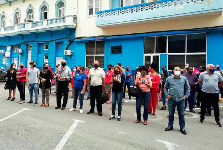 Misael Rodríguez Llanes estuvo presente en el acto efectuado en el INRH. Foto: Cortesía SNTC