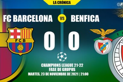 La mejoría del Barcelona no fue suficiente y empata sin goles con el Benfica.