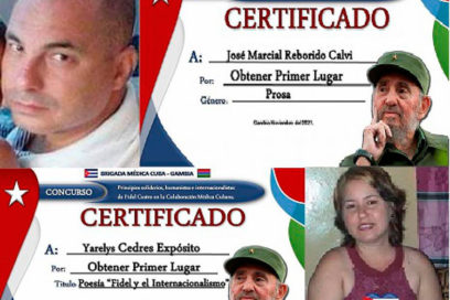 Conceden primeros premios de Concurso en Gambia sobre Fidel Castro