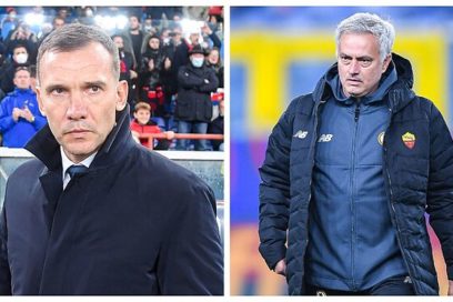 Mourinho y doblete del prometedor Felix Afena-Gyan amargan el debut de Shevchenko.