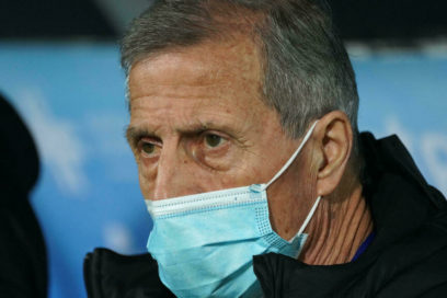 Óscar Tabárez, cesado como director técnico de la selección uruguaya de fútbol.