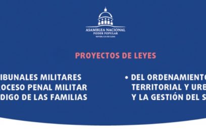 Disponibles para la población proyectos de leyes que serán presentados a la Asamblea Nacional