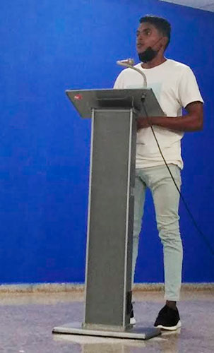 Ryder Abreu Rodríguez, secretario del Buró Sindical de la EIE